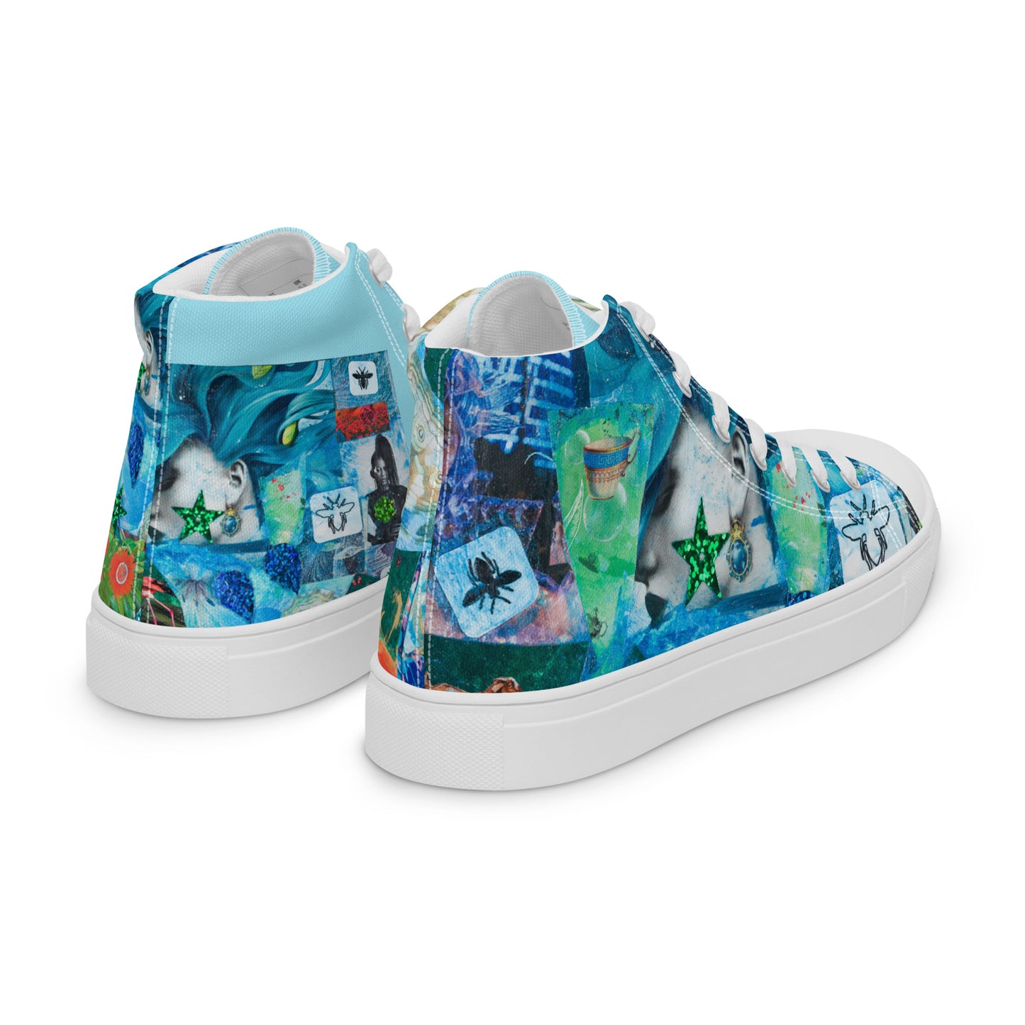 Women’s high top canvas shoes