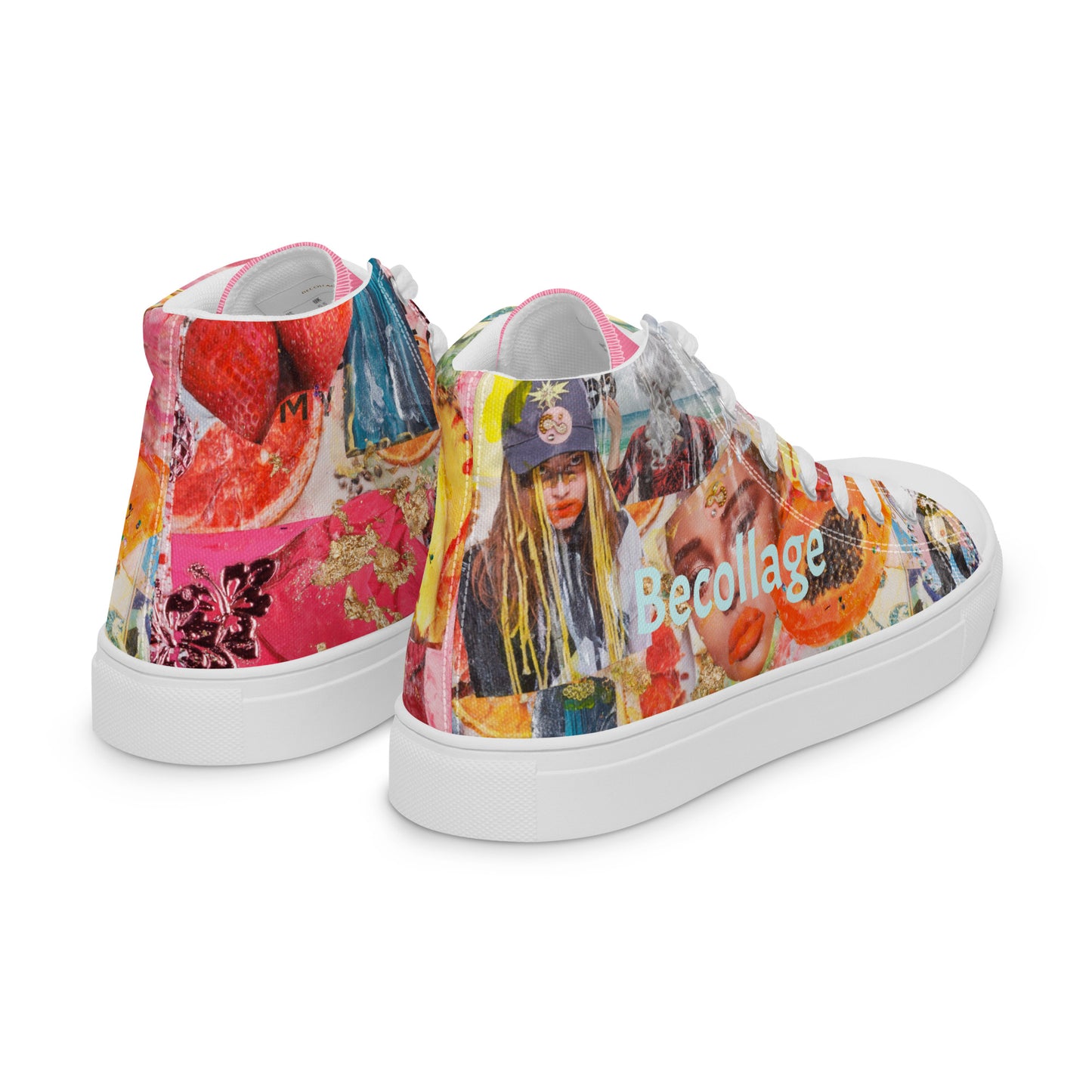 Women’s high top canvas shoes