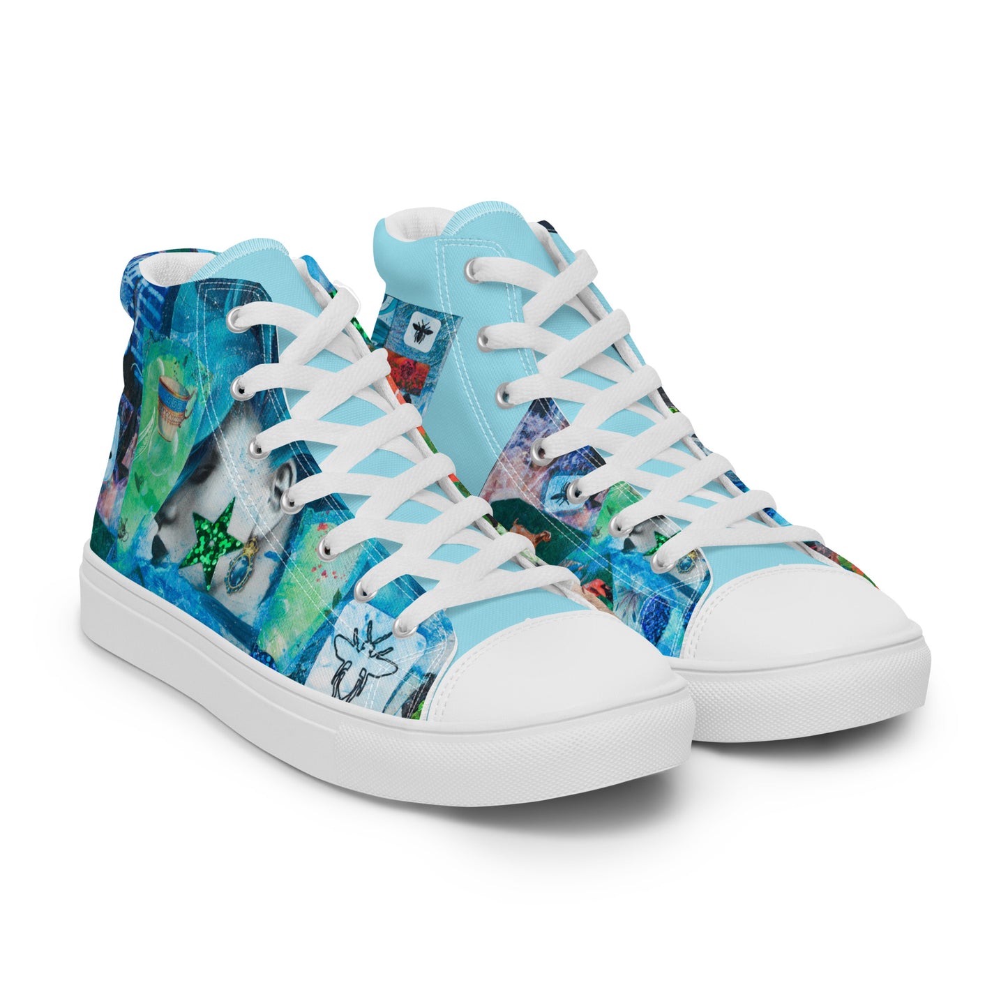 Women’s high top canvas shoes