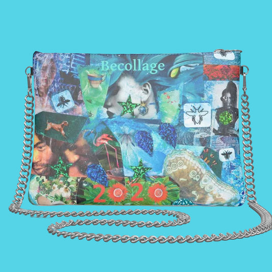 Becollage Abendclutch mit Ketten