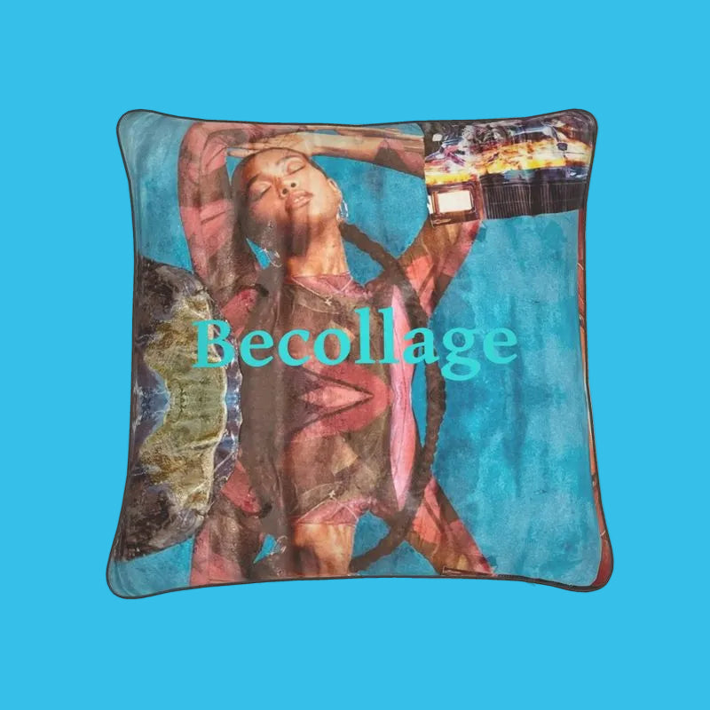 Becollage designer pilllow